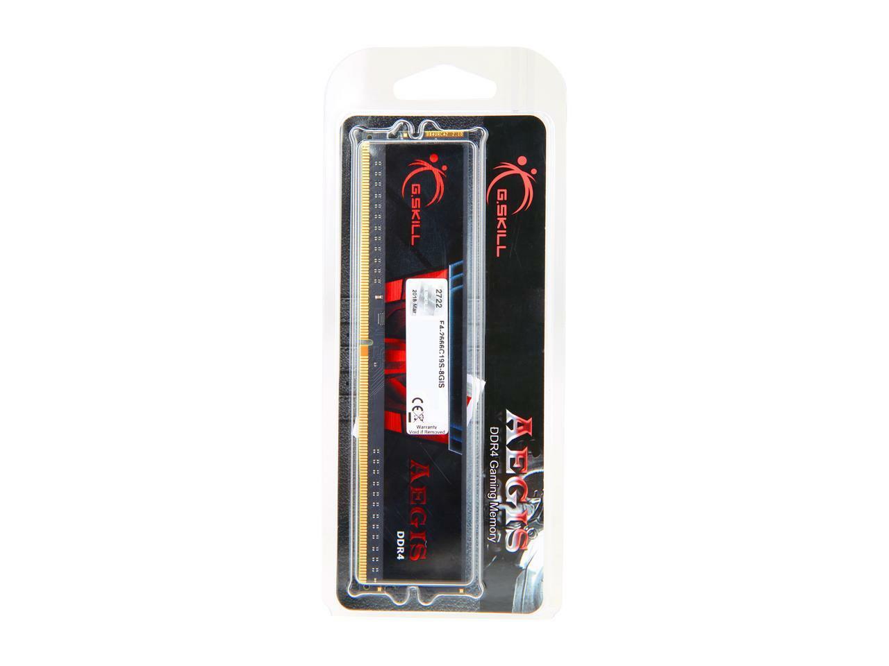 G.SKILL Aegis F4-2666C19S-8GIS 8GB DDR4