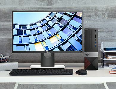 DELL Vostro 3471 SFF / lntel Core i3-9100 / 8Gb DDR4 / 256Gb SSD / DVDRW / Intel UHD 630 Graphics / Windows 10 Pro / Black