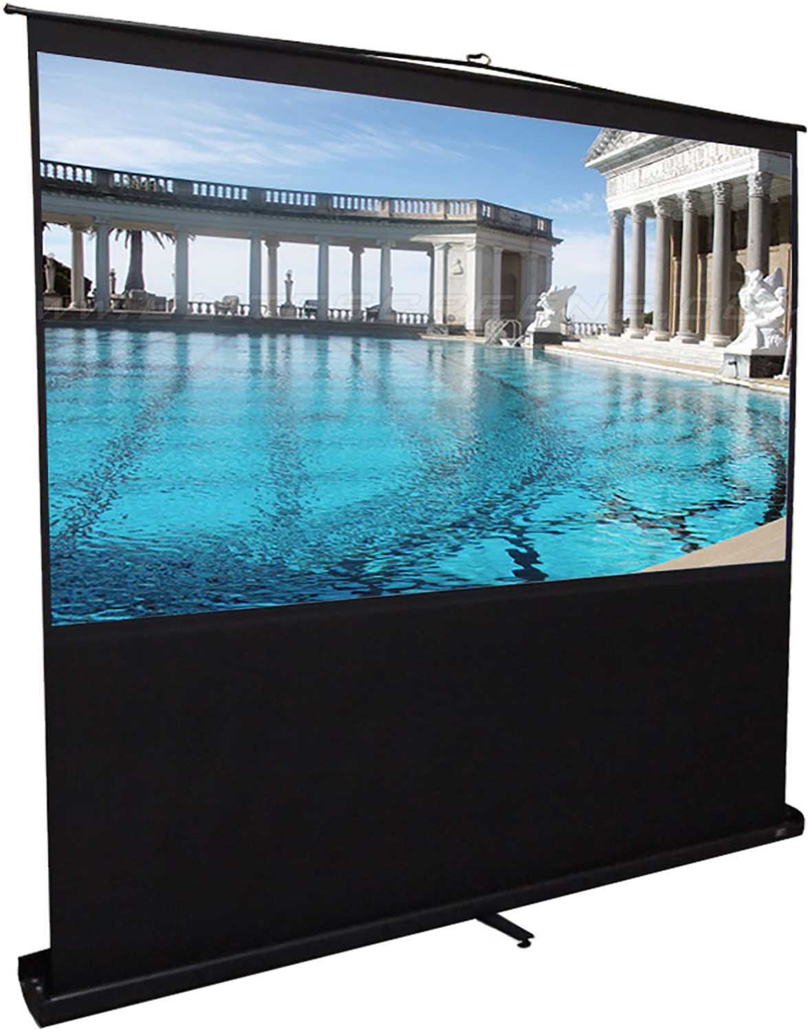Elite Screens 120" F120NWH ez Cinema Series Telescoping Pull Up / Black