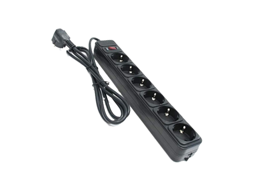 UltraPower UP6-B-6PPB 6 Sockets 1.8m / Black