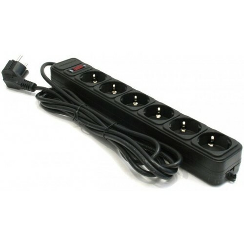 UltraPower UP6-B-6PPB 6 Sockets 1.8m / Black