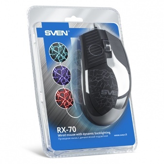 Sven RX-70 Ambidextrous Soft Touch / Black