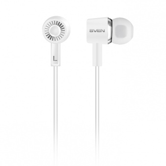 Sven E-110 Earphones / White