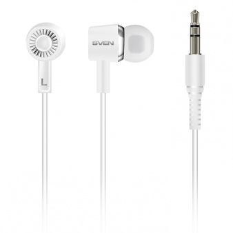 Sven E-110 Earphones / White