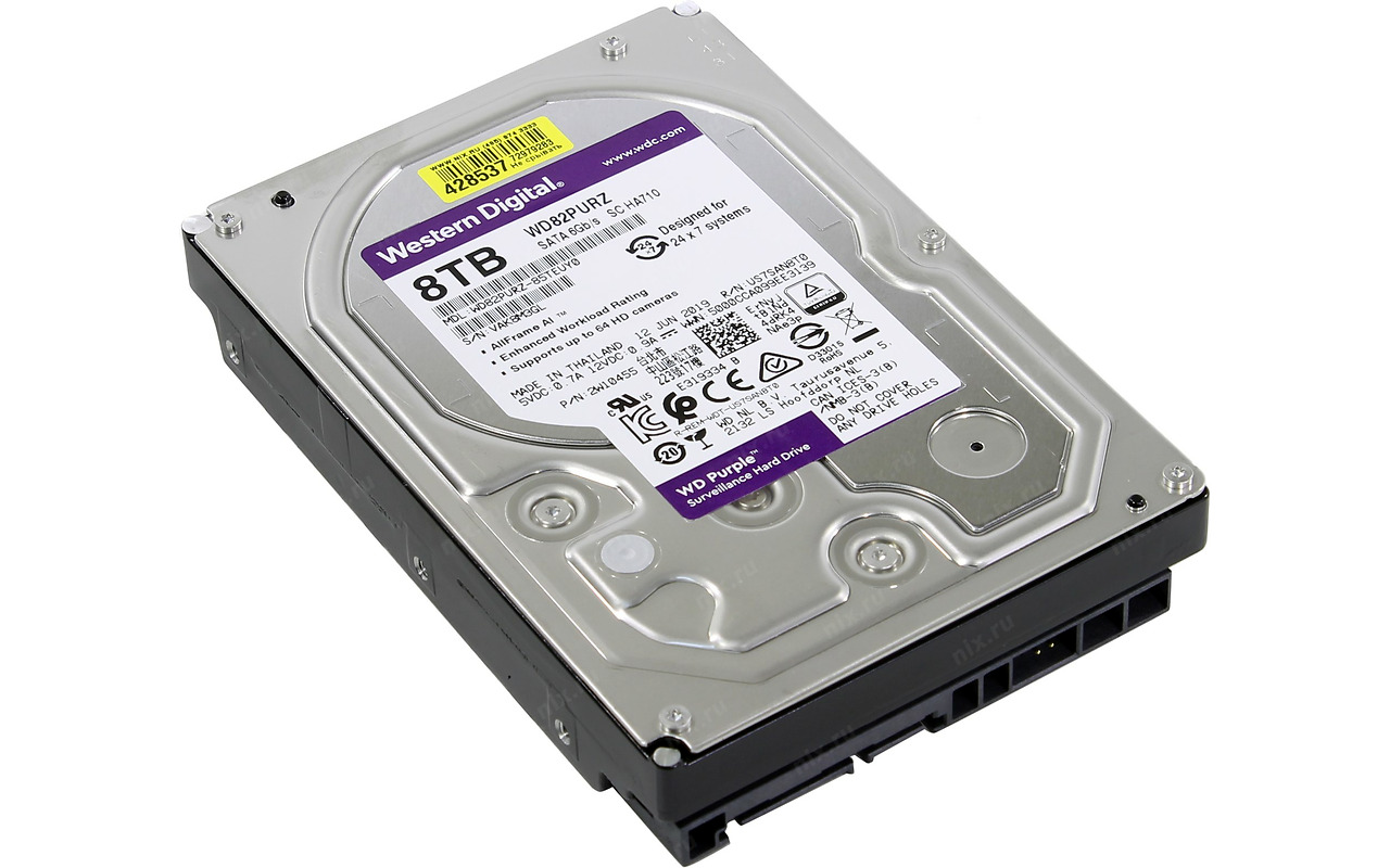 Western Digital Purple Surveillance WD82PURZ 8.0TB