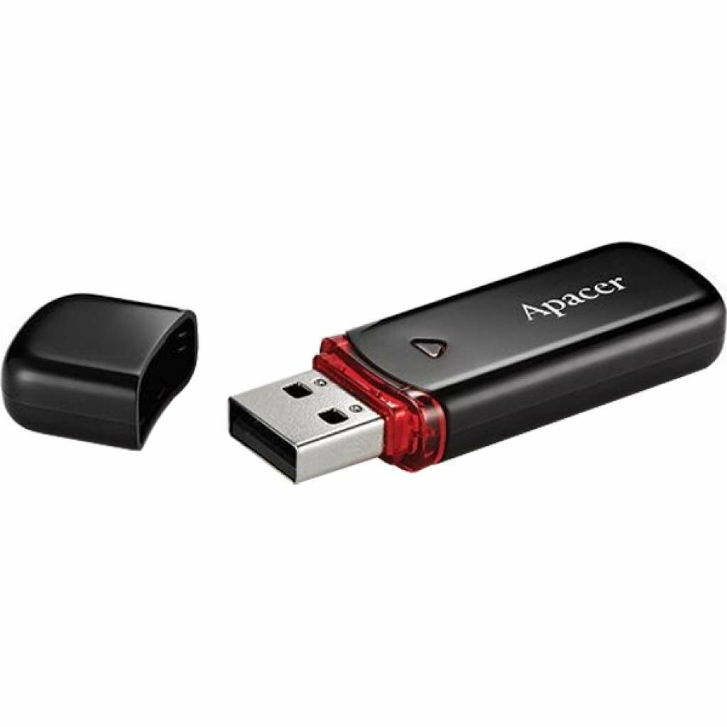 Apacer AH333 32GB USB2.0 Flash Drive AP32GAH333 / Black