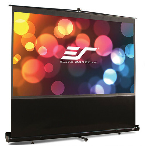 Elite Screens 100" 222x125cm ez Cinema Series Telescoping Pull Up Series F100NWH / Black