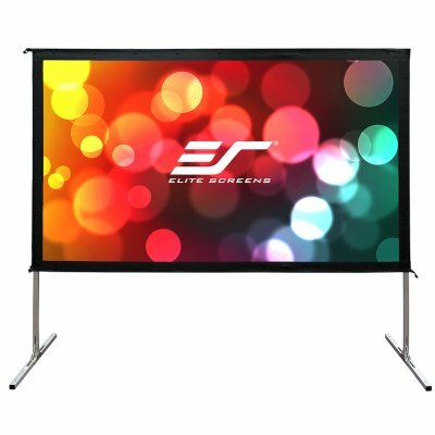 Elite Screens 100" 222x125cm Yard Master 2 Dual, Versatile, Outdoor/Indoor True Dual Front/Rear Projection Screen with Stand OMS100H2-DUAL /