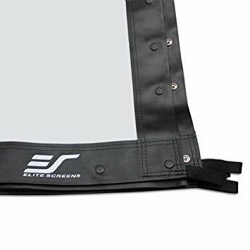 Elite Screens 100" 222x125cm Yard Master 2 Dual, Versatile, Outdoor/Indoor True Dual Front/Rear Projection Screen with Stand OMS100H2-DUAL /