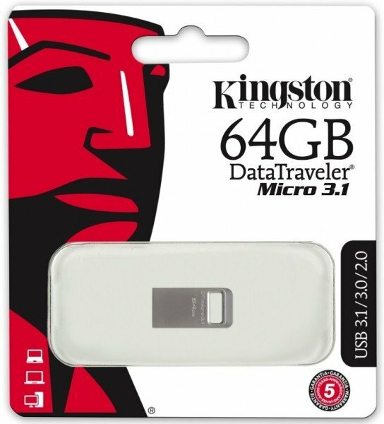USB Kingston DataTraveler Micro / 64Gb / DTMC3/64GB /