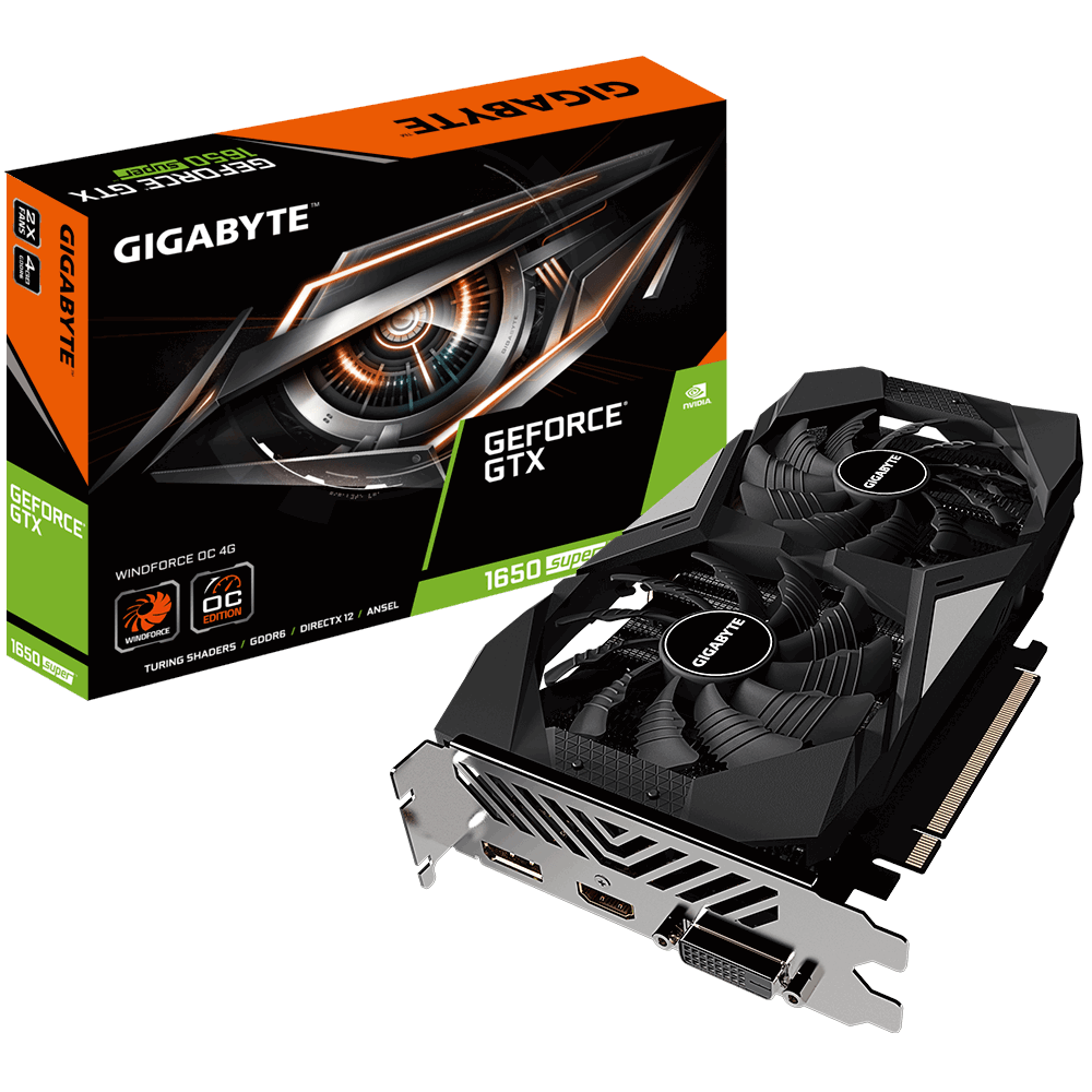 GIGABYTE GTX1650 SUPER 4GB GDDR6 WindForce OC 128 bit