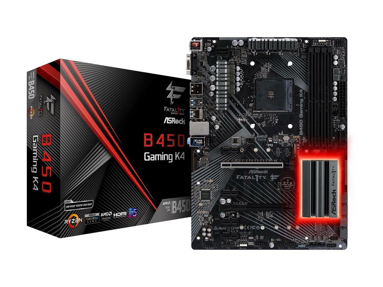ASRock Fatal1ty B450 Gaming K4 ATX AM4 Socket