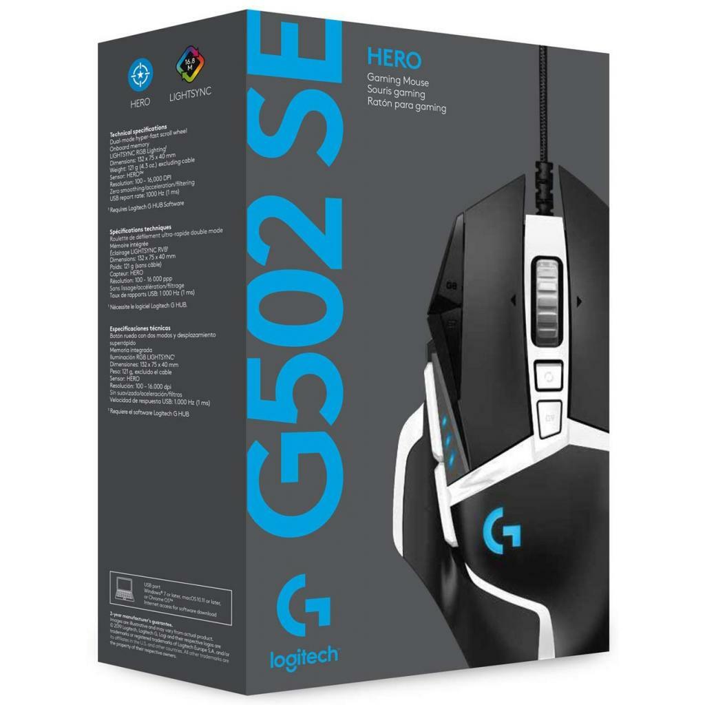 Logitech G502 SE Hero / 910-005729 / Black