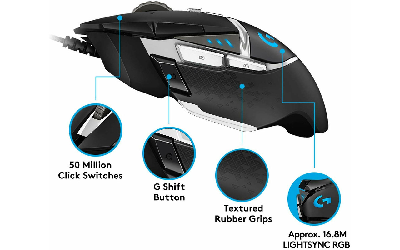 Logitech G502 SE Hero / 910-005729 / Black