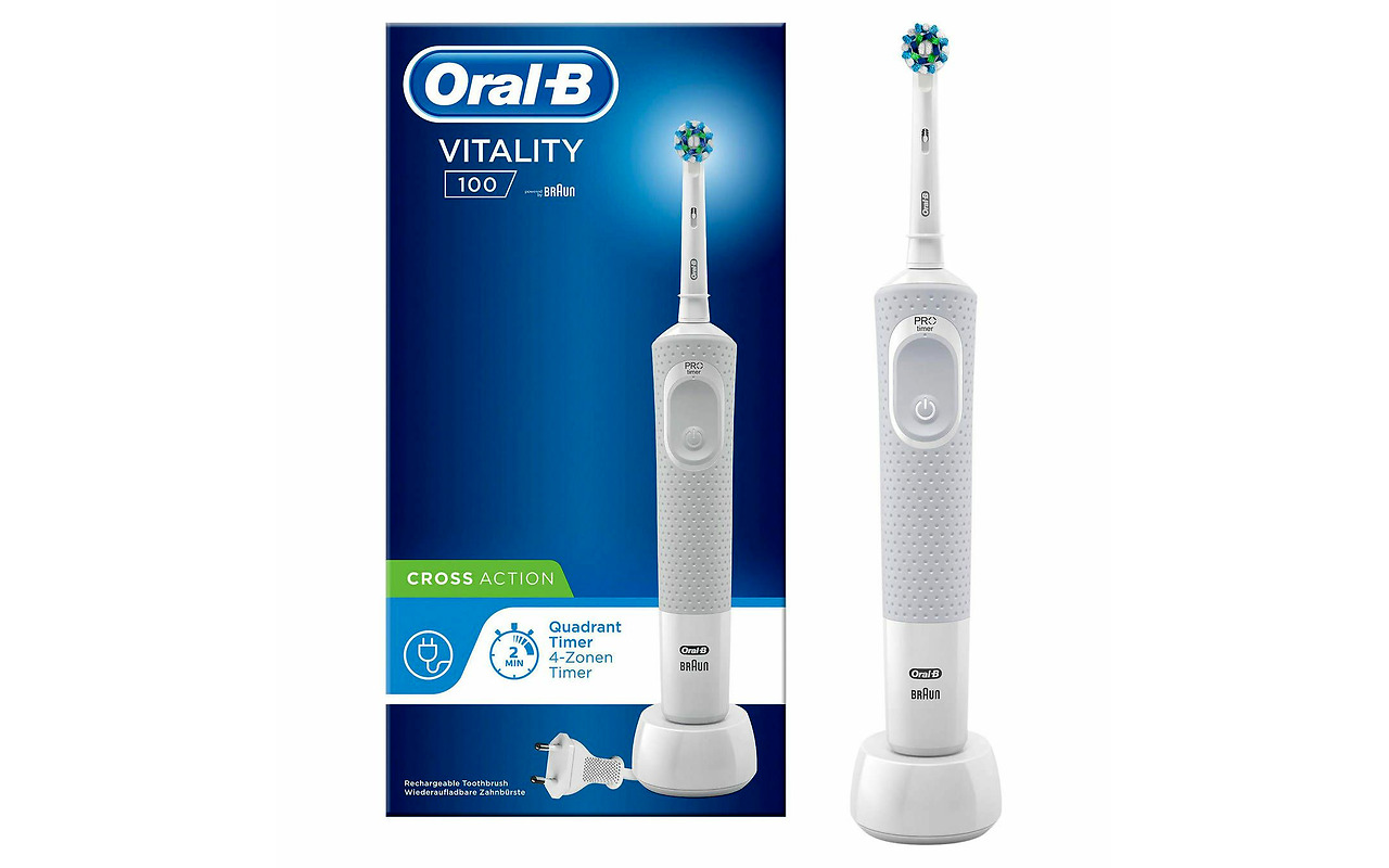 Braun Vitality 100 Cross Action / White