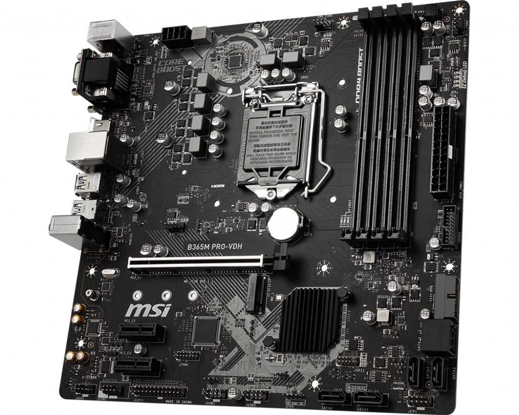 MSI B365M PRO-VDH mTX Intel B360 Dual 4xDDR4-2666