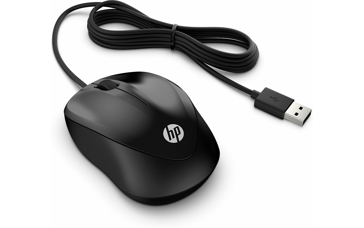 HP 1000 Wired Mouse 4QM14AA / Black