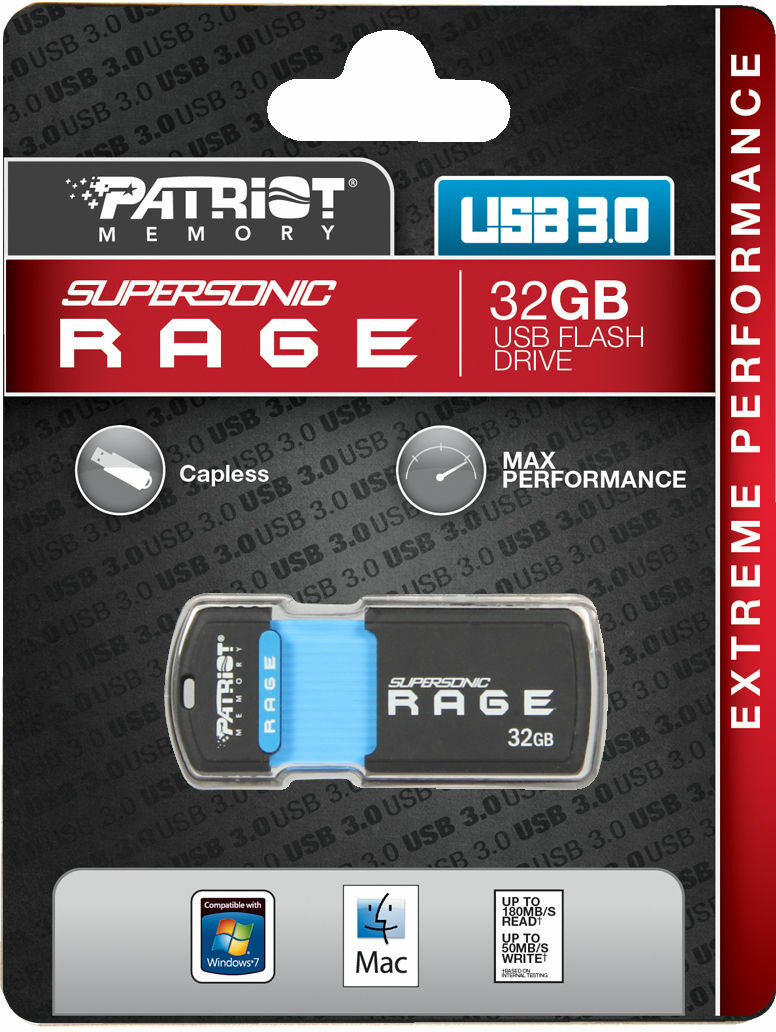 Patriot Supersonic Rage PEF32GSRUSB 32GB USB 3.1