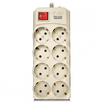 Sven SF-08-16 / 8 Sockets / 1.8m / Grey