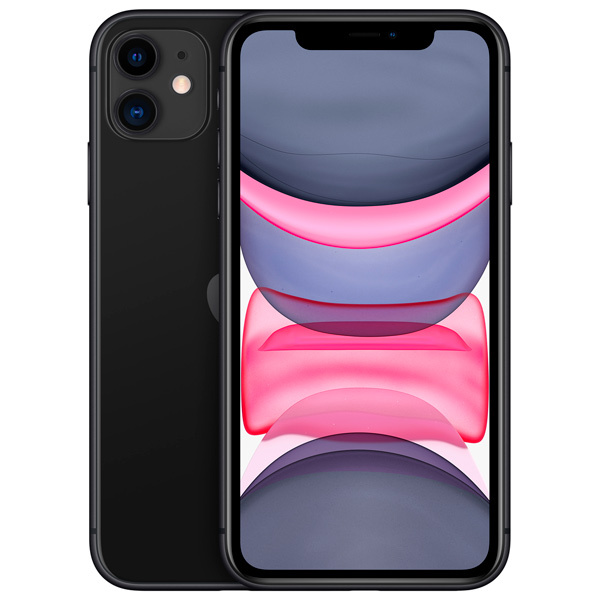 Apple iPhone 11 / 6.1" IPS 1792x828 / A13 Bionic / 4Gb / 64Gb / 3110mAh / Black