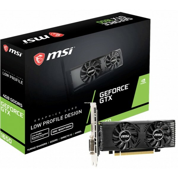 MSI GeForce GTX 1650 VENTUS 4GT LP OC 4GB GDDR5 128Bit
