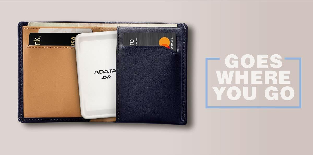 ADATA SC685 Portable SSD / 500GB / White