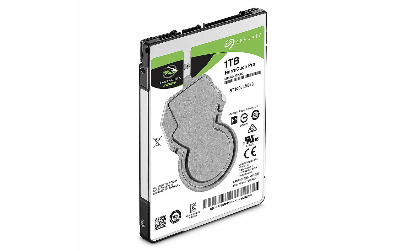 2.5" HDD Seagate BarraCuda Pro ST1000LM049 / 1.0TB / 7200rpm / 128MB / 7mm /