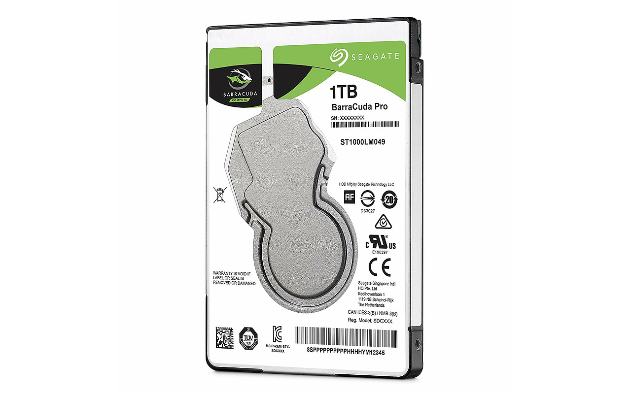 2.5" HDD Seagate BarraCuda Pro ST1000LM049 / 1.0TB / 7200rpm / 128MB / 7mm /