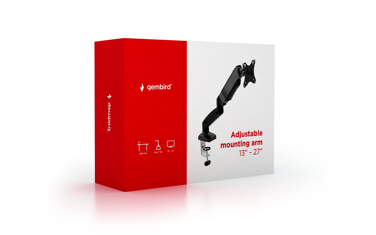 Gembird MA-DA1-01 Arm for 1 monitor 13"-27"