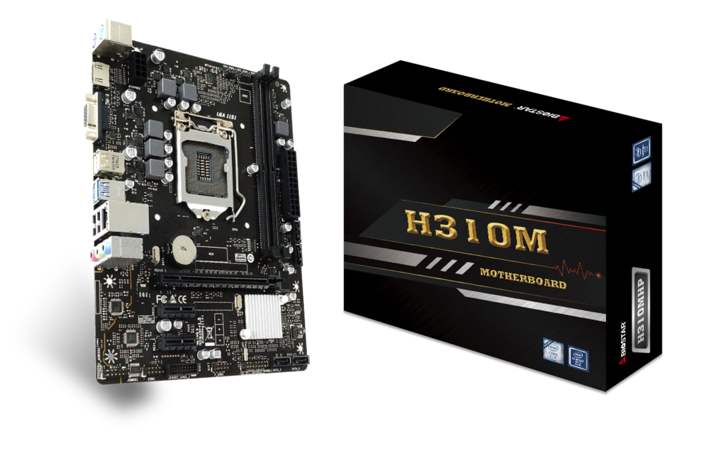 Biostar H310MHP Socket 1151 Intel H310 Dual 2xDDR4-2666 mATX
