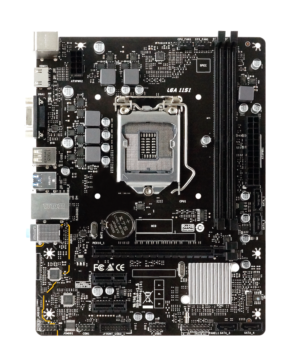 Biostar H310MHP Socket 1151 Intel H310 Dual 2xDDR4-2666 mATX