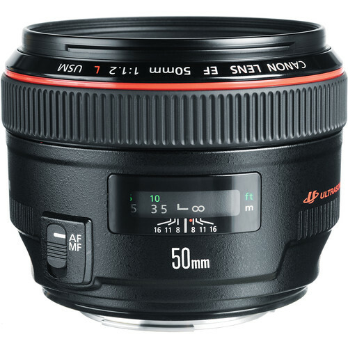 Canon EF 50mm f/1.2L USM / Black