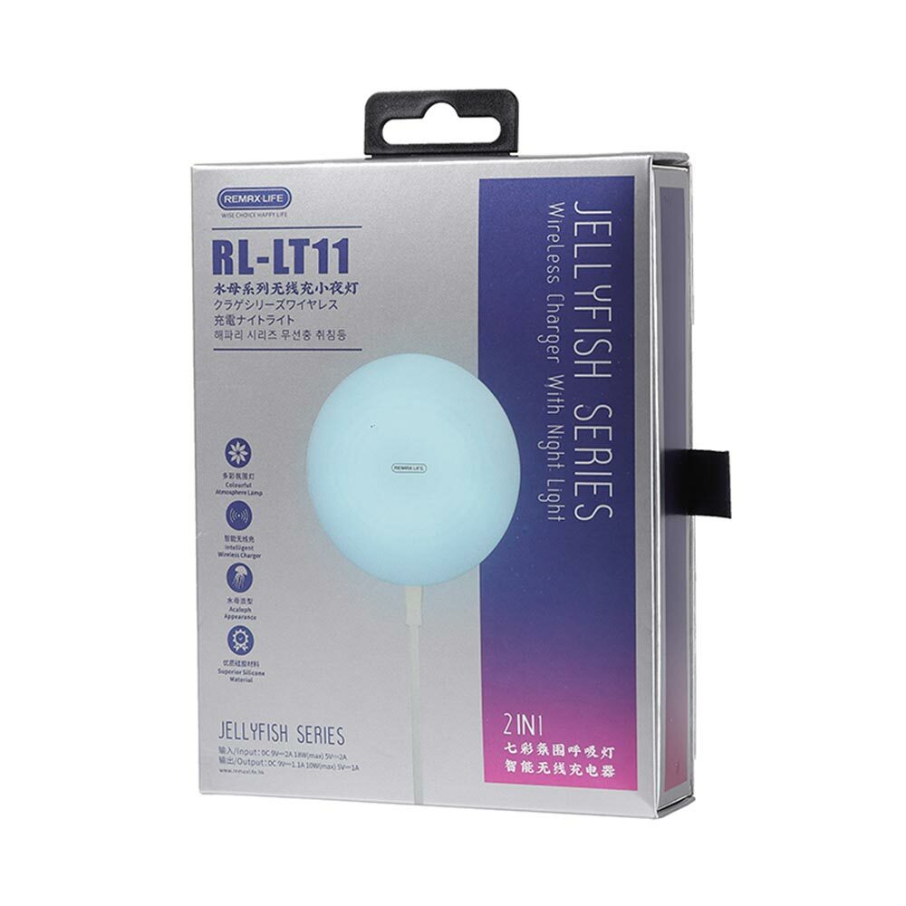 Remax RL-LT11 wireless charger night light White