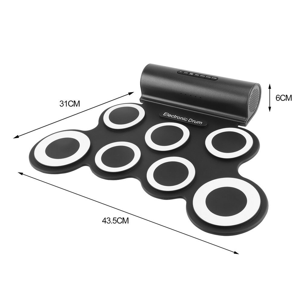 HELMET Roll Drum with Built-in Speakers G3001C Black