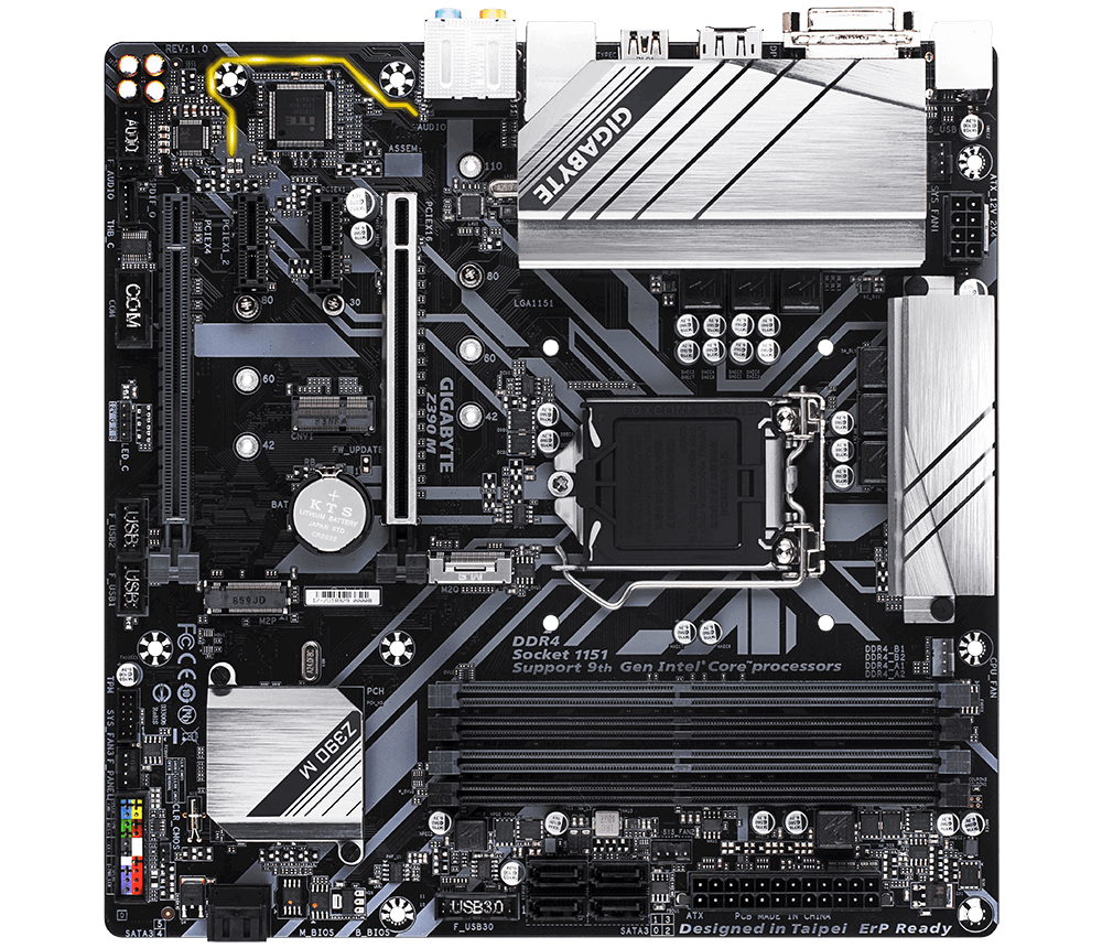 GIGABYTE Z390 M 1.0 mATX