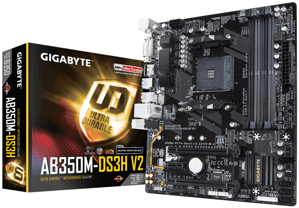 GIGABYTE GA-AB350M-DS3H V2 mATX