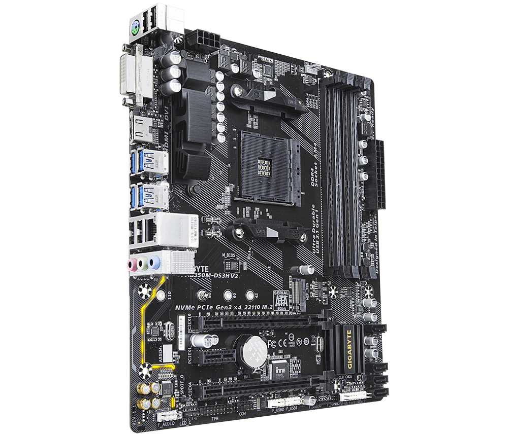 GIGABYTE GA-AB350M-DS3H V2 mATX