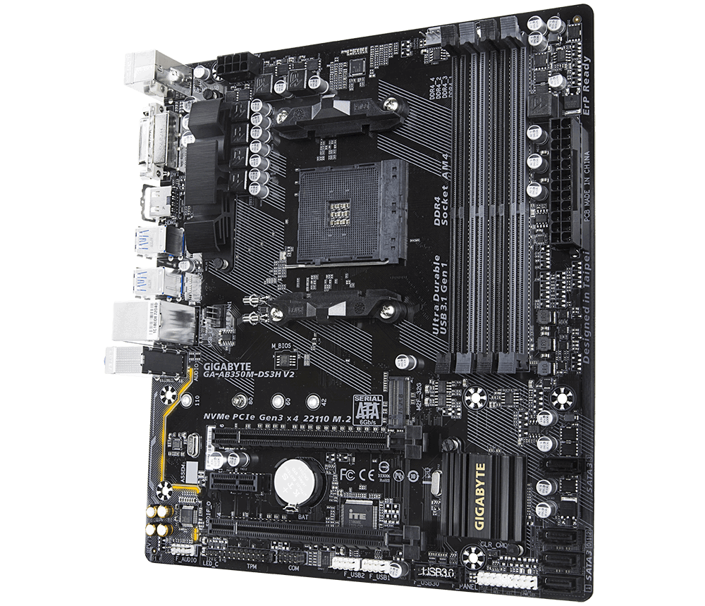 GIGABYTE GA-AB350M-DS3H V2 mATX
