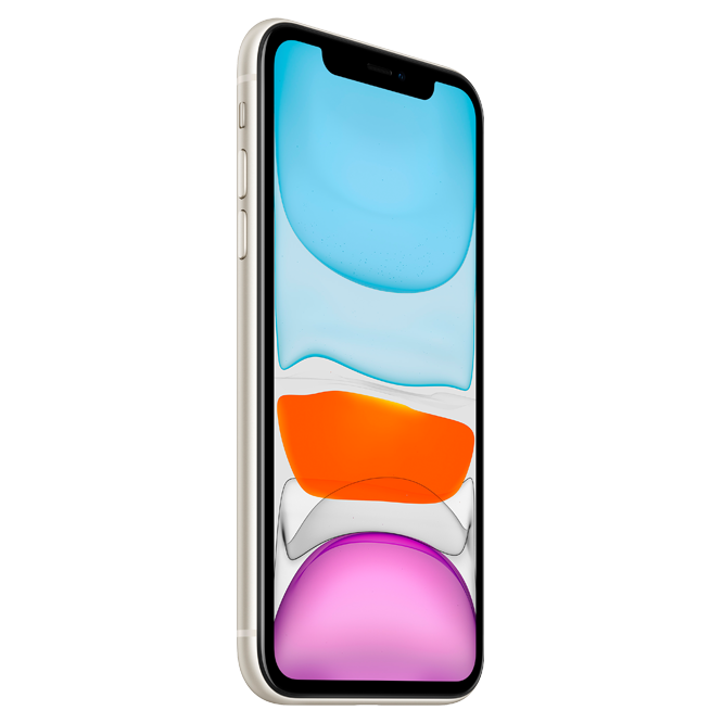 Apple iPhone 11 / 6.1" IPS 1792x828 / A13 Bionic / 4Gb / 128Gb / 3110mAh / White