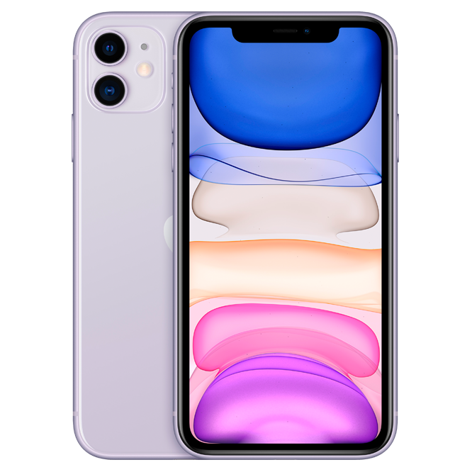 Apple iPhone 11 / 6.1" IPS 1792x828 / A13 Bionic / 4Gb / 128Gb / 3110mAh / Purple