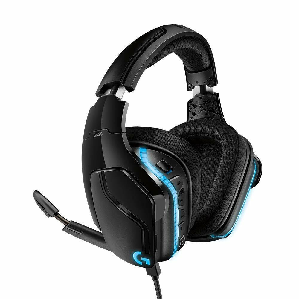 Logitech G635 7.1 Surround Lightsync Gaming Headset / Black