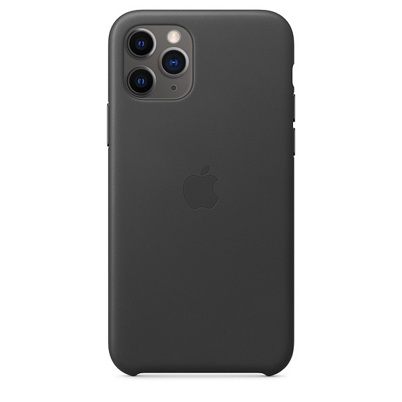 Apple Original iPhone 11 Pro Leather Case / Black