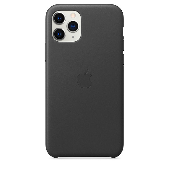 Apple Original iPhone 11 Pro Leather Case / Black