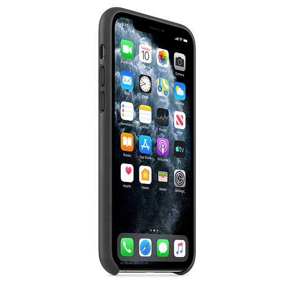Apple Original iPhone 11 Pro Leather Case / Black