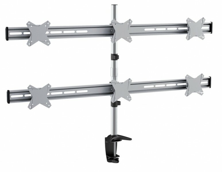 Reflecta PLANO Desk 23-1010S Table/desk stand for 6 monitors