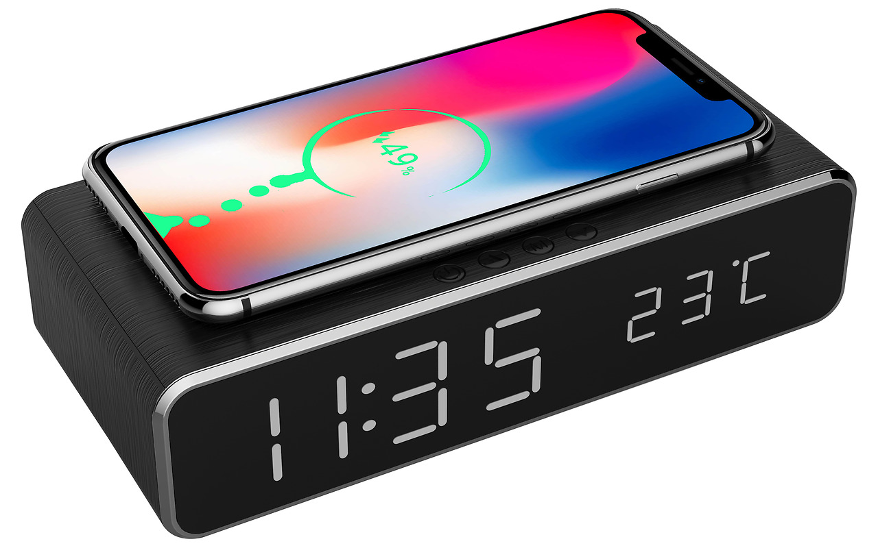 Clock & Charging Gembird DAC-WPC-01 / Black