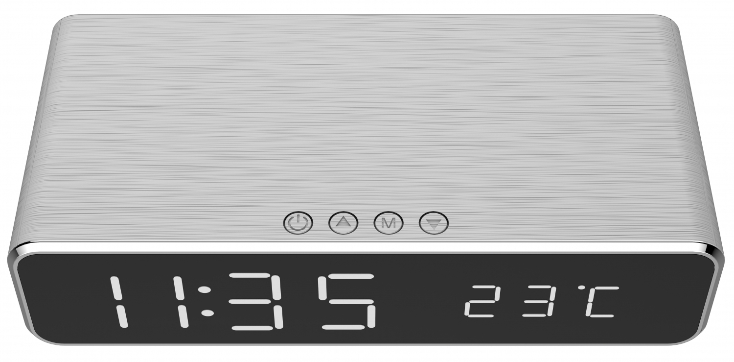 Clock & Charging Gembird DAC-WPC-01 / Silver