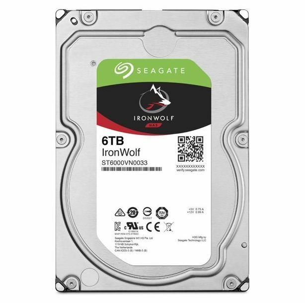 Seagate IronWolf NAS ST6000VN001 6.0TB 3.5" HDD