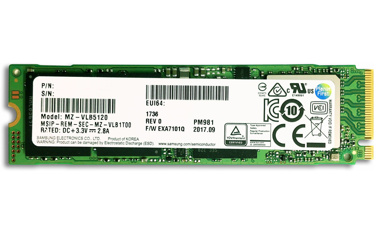 Samsung PM981 256GB M.2 NVMe SSD MZVLB256HAHQ