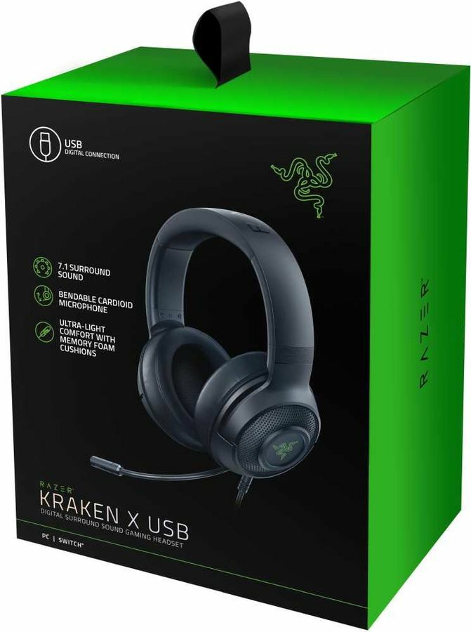 Razer Kraken X USB / RZ04-02960100-R3M1 / Black